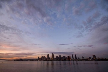 San Diego Skyline at Dusk || California