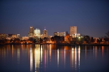 Sloan's Lake Skyline Twilight || Denver