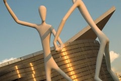 Dancing Aliens Statues || Denver