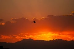Helicopter over Mile High || Denver