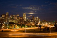 Night Falls on the Mile High City || Denver