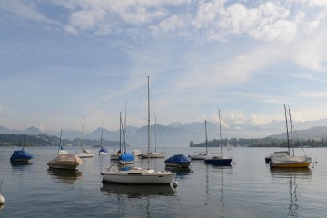 Boats on Lake Lucerne || Switzerland