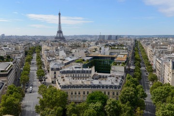 Eiffel Tower and City Block || Paris