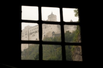 Fortress Hohensalzburg Through Window || Salzburg
