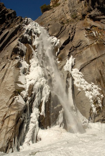 Frozen Yosemite Falls || Yosemite NP