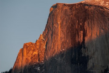 Half Dome Lights up at Sunset || Yosemite NP